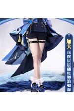 1/3 Delusion Genshin Impact Pneuma and Ousia Furina Blue Cosplay Costume